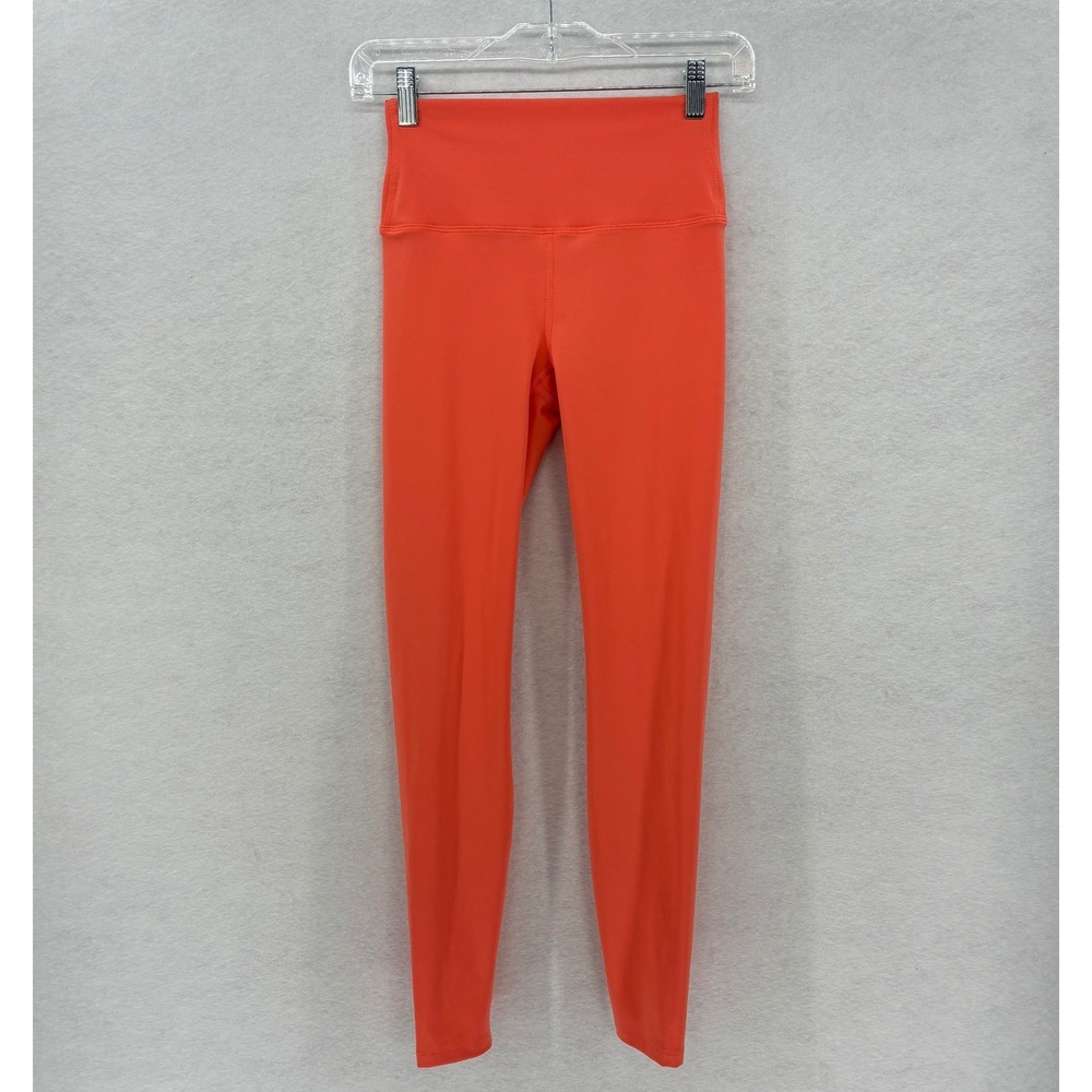 All In Motion XS‎ High Rise Performance Leggings Coral Orange Stretch Activewear